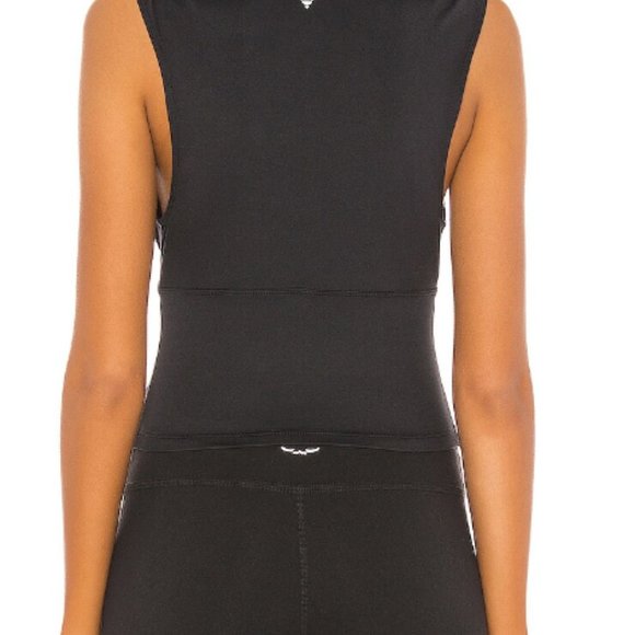 NWT Free People Movement Black Cora Plunge Cropped Workout Tank - US S - Picture 6 of 10